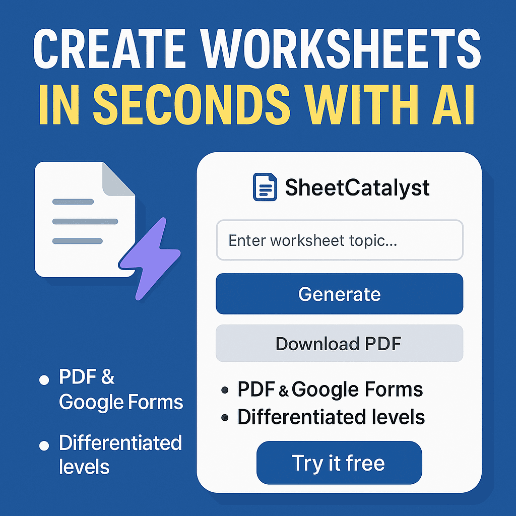 SheetCatalyst Worksheet and Form Preview